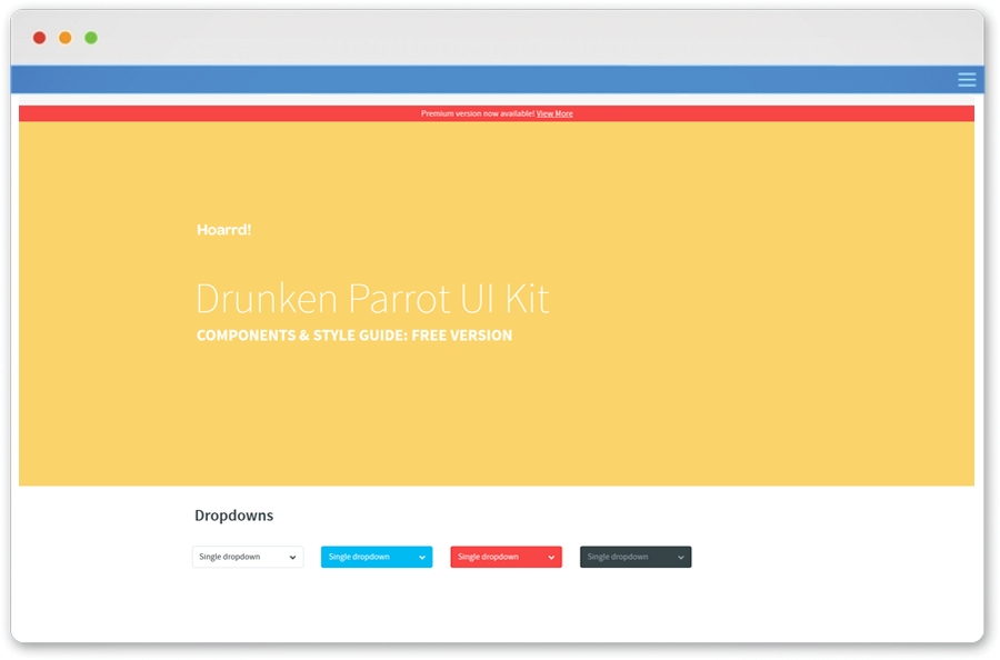 Drunken Parrot UI Kit